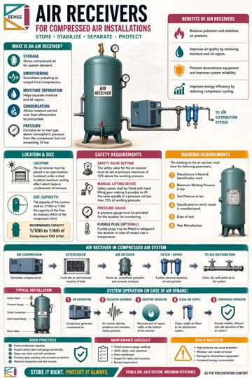 Air receivers infographic