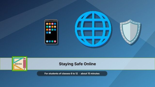 Staying safe online training cover